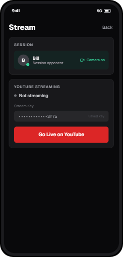 Session and streaming controls